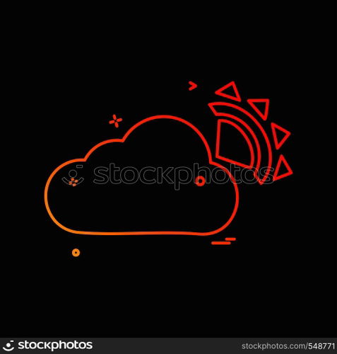 Cloud icon design vector