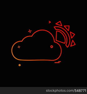 Cloud icon design vector