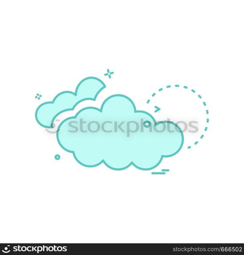 Cloud icon design vector