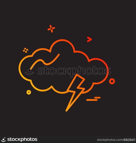 Cloud icon design vector