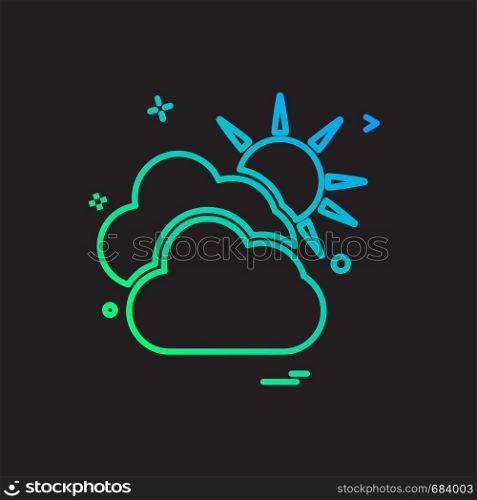 Cloud icon design vector
