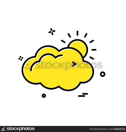 Cloud icon design vector