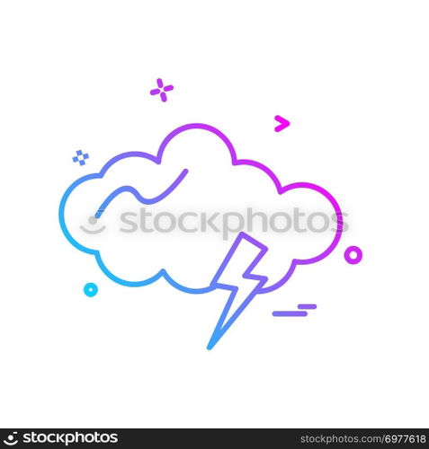 Cloud icon design vector