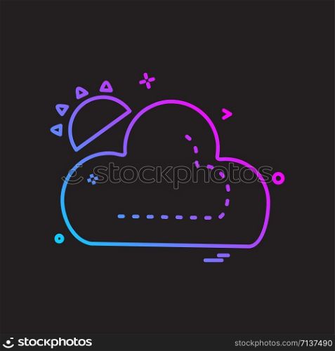 Cloud icon design vector
