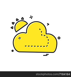 Cloud icon design vector