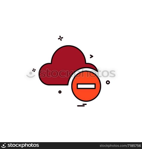 Cloud icon design vector