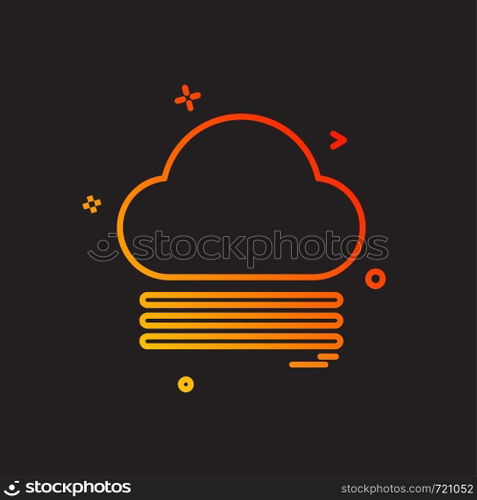 Cloud icon design vector