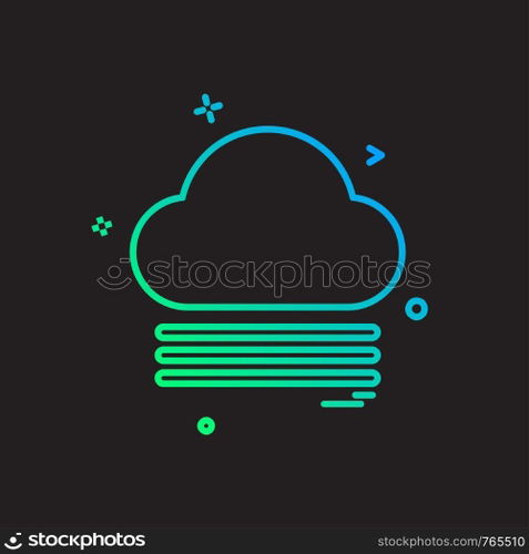 Cloud icon design vector