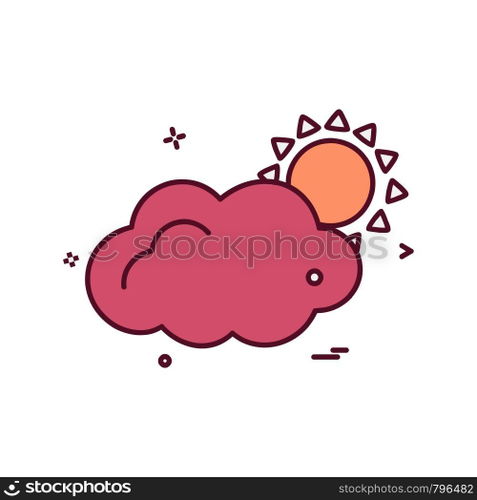 Cloud icon design vector