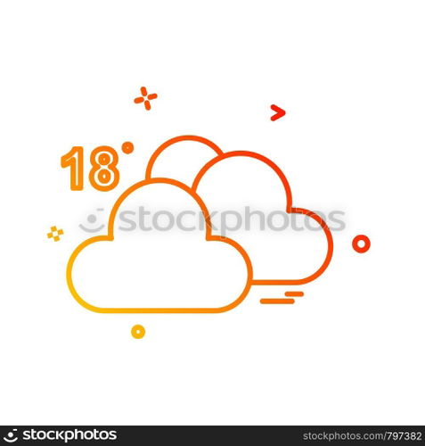 Cloud icon design vector