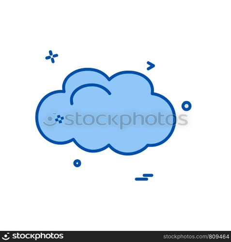 Cloud icon design vector