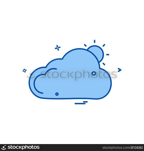 Cloud icon design vector