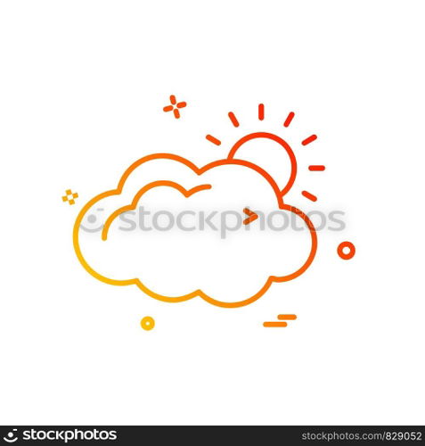 Cloud icon design vector