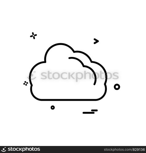 Cloud icon design vector