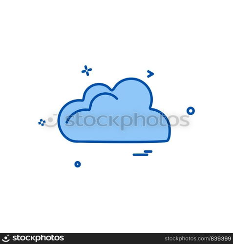 Cloud icon design vector