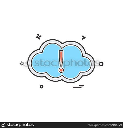 Cloud icon design vector