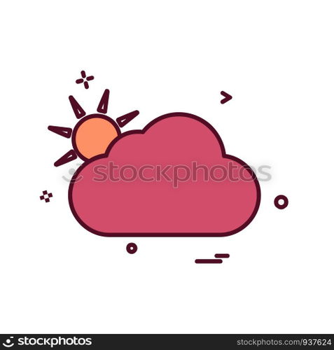 Cloud icon design vector