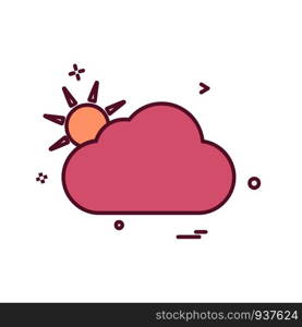 Cloud icon design vector