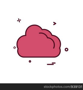 Cloud icon design vector