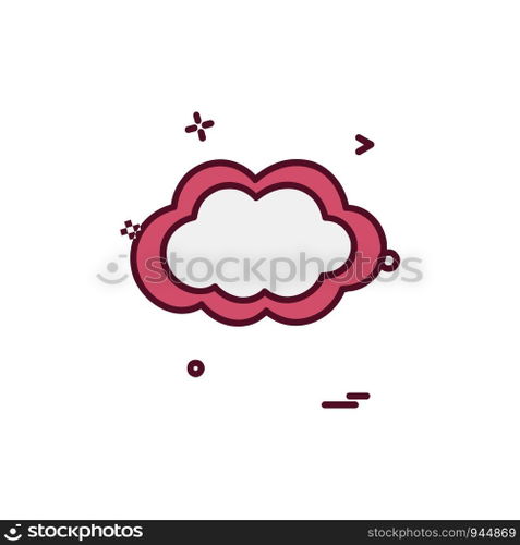 Cloud icon design vector