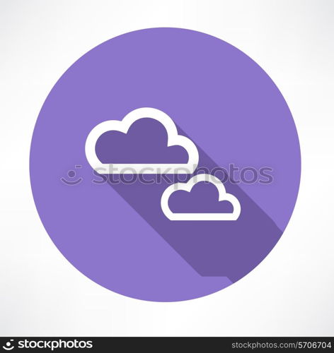 Cloud Icon. Flat modern style vector illustration