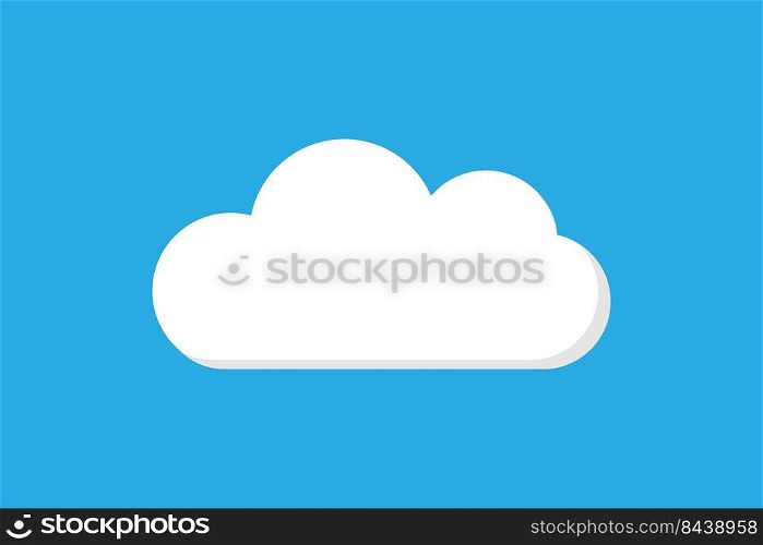Cloud Icon flat style simple design