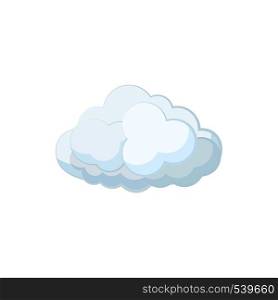 Cloud icon in cartoon style on a white background. Cloud icon in cartoon style