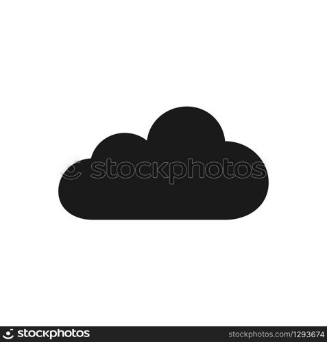 cloud icon in trendy flat style