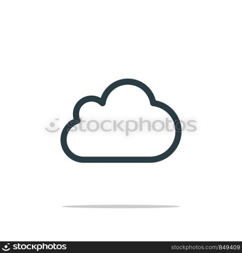 Cloud Icon Logo Template Illustration Design. Vector EPS 10.