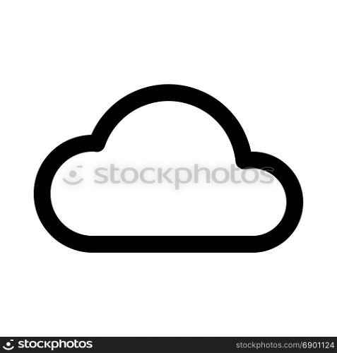 cloud, icon on isolated background