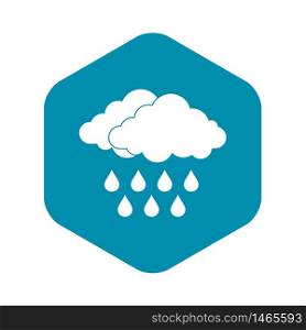 Cloud icon. Simple illustration of cloud vector icon for web. Cloud icon, simple style