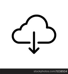 Cloud icon trendy