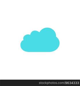 Cloud Icon Vector. Flat color symbol. Cloud Icon Vector