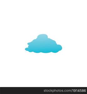 Cloud icon vector flat design,illustration logo template