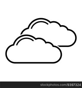 cloud icon vector template illustration logo design