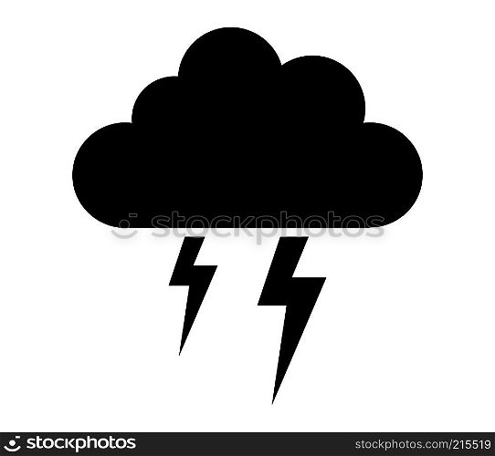 cloud icon with lightning