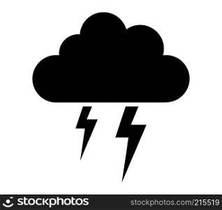 cloud icon with lightning