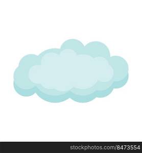 Cloud illustration vector flat design
