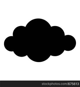 Cloud in sky icon. Simple illustration of cloud in sky vector icon for web. Cloud in sky icon, simple style.