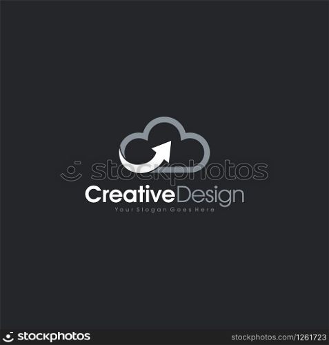 Cloud Logo abstract Logo Template Design Vector, Emblem, Design Concept, Creative Symbol design vector element for identity, logotype or icon Creative Design