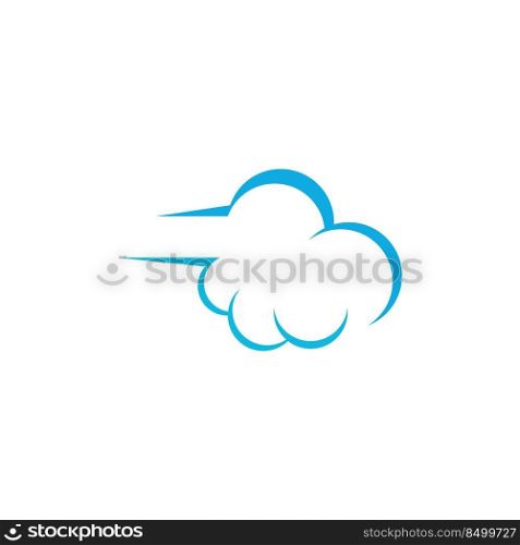 Cloud logo icon design illustration template vector