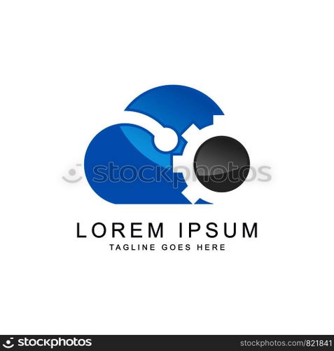 cloud logo template