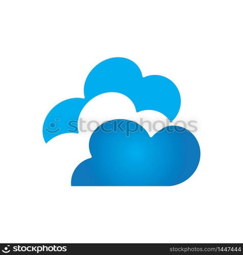cloud logo vector