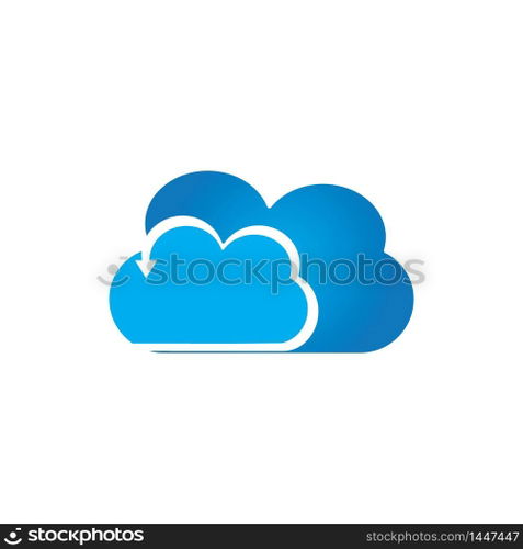 cloud logo vector