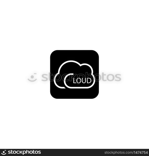 Cloud logo vector icon design