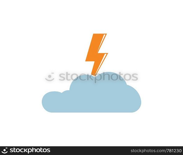 Cloud Logo vector icon illustration design Template