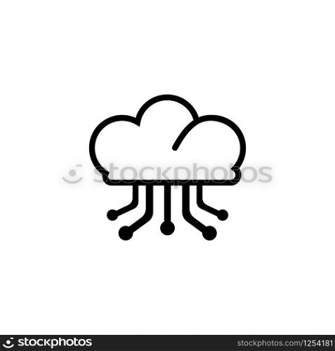 cloud logo vector icon template