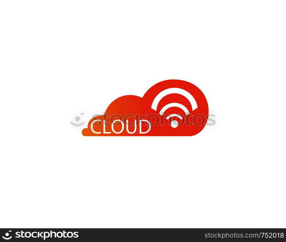 cloud logo vector icon template
