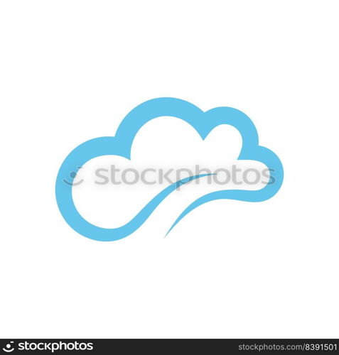 cloud logo vector illustration  icon template