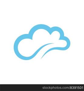 cloud logo vector illustration  icon template
